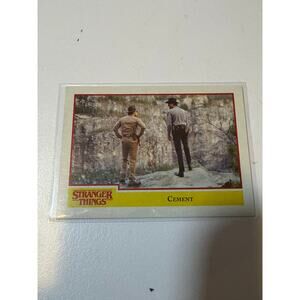 Cement #28 2018 Topps Stranger Things Season 1 Hopper trading card
